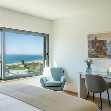 别墅 Silver Coast Villa-casa De Luxo Com Piscina E Vista Mar